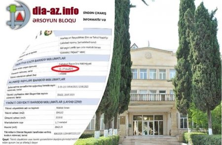 Cəlilabad İH sentyabrda açılışı olan məktəbin tikintisinə noyabrda icazə verib