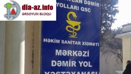 “Azərbaycan Dəmir Yolları” QSC-nin tibb ocaqları MÜCƏRRƏD DURUMDA