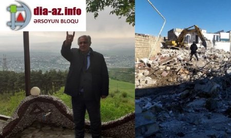 Məhbus şair Sərvər Məsumun evini yıxırlar