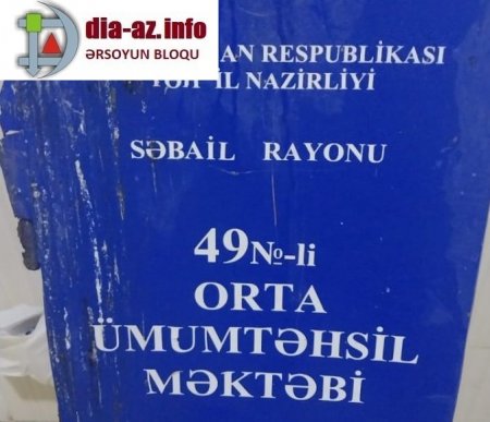 49 saylı məktəbdə Şəhidlərin fotoları sanitar qovşaqda saxlanılır...